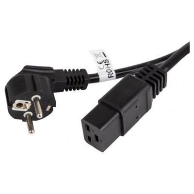 CABLE LANBERG ALIMENTACION CEE 7/7 A IEC 320 C19 1.8M 16A VDE NEGRO-SX21 CABLE LANBERG ALIMENTACION CEE 7/7 A IEC 320 C19 1.8M 16A VDE NEGRO