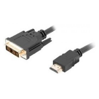 CABLE HDMI LANBERG MACHO/DVI-D 18+1 MACHO SINGLE LINK 3M NEGRO