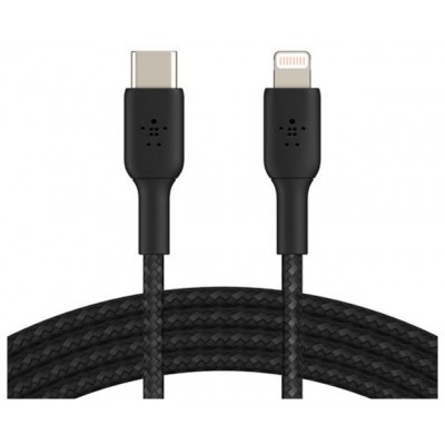 Cable Belkin Caa004bt1mbk Usb-c A Lightning Trenzado