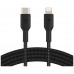 Belkin CAA004BT2MBK cable de conector Lightning 2 m Negro (Espera 4 dias)
