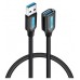 CABLE ALARGADOR USB 3.0 M/H 5 M NEGRO VENTION (Espera 4 dias)