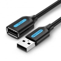 CABLE ALARGADOR USB 2.0 M/H 1.5 M NEGRO VENTION (Espera 4 dias)