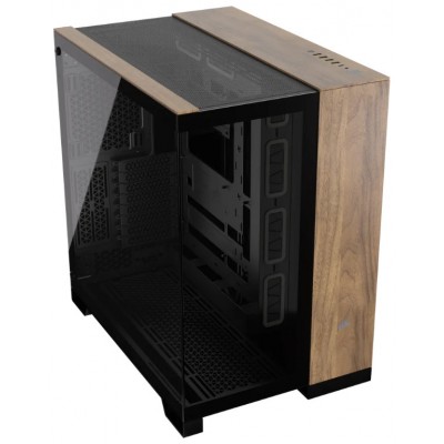 CAJA SEMITORRE ATX 6500X TG BLACK/WALNUT WOOD CORSAIR (Espera 4 dias)