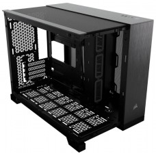 CAJA MICROATX 2500X TG BLACK/OBSIDIAN ALUMINUM CORSAIR (Espera 4 dias)