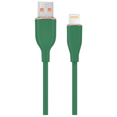 CABLE DE CARGA Y DATOS GEMBIRD DE SILICONA PREMIUM DE 8 CLAVIJAS 1,5 M VERDE