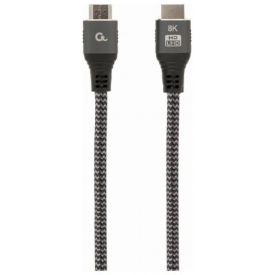 CABLE TRENZADO HDMI 2.1 8K 60HZ GEMBIRD SELECT PLUS SERIES CON ETHERNET 3M NEGRO