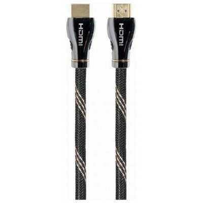 CABLE HDMI 2.1 8K 60HZ GEMBIRD CCBP-HDMI8K-3M PREMIUM TRENZADO ETHERNET 3M NEGRO