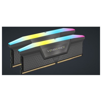 MEMORIA CORSAIR DDR5 64GB 2X32GB PC6000 VENGEANCE RGB CMG64GX5M2D6000Z40 (Espera 4 dias)