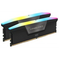 DDR5 32 GB(2X16KIT) 5600 VENGEANCE RGB BLACK CORSAIR (Espera 4 dias)