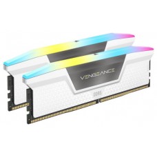 MEMORIA CORSAIR DDR5 32GB 2X16GB PC6000 VENGEANCE RGB BLANCA CMH32GX5M2E6000Z36W (Espera 4 dias)