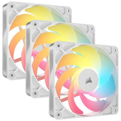 Corsair RS120-R ARGB Carcasa del ordenador Ventilador 12 cm Blanco 3 pieza(s) (Espera 4 dias)