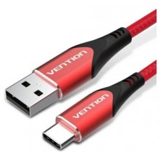 CABLE USB-A A USB-C M-M 2 M ROJO VENTION (Espera 4 dias)