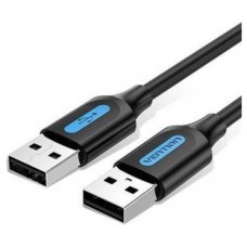 CABLE USB-A A USB-A M-M 2 M NEGRO VENTION (Espera 4 dias)