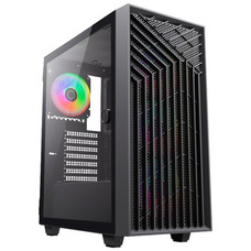 CAJA ATX COOLBOX GA300B GRID LINE 4xVENT ARGB GPU MAX