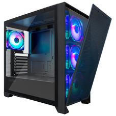 Coolbox Caja Gaming ATX GE-2000 DualView Sin Fuent