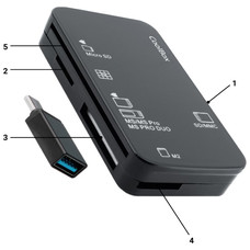 Coolbox Lector CRE4 DNIE/TARJETAS EXT.+ ADAP.USB-C-SX5 Coolbox Lector CRE4 DNIE/TARJETAS EXT.+ ADAP.USB-C