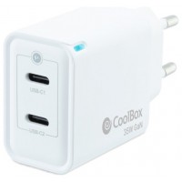 CARGADOR COOLBOX GAN 35W USB-C/USB-C PARED