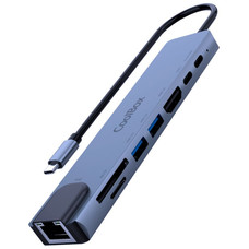 Coolbox M.DOCK C81 USB-C/1PD/2USB-A/HDMI/SD/MSD/RJ