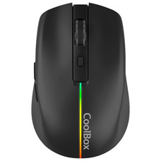 Coolbox Gaming Ratón W01 1600DPI Inalámbrico Negr-SX1 Coolbox Gaming Ratón W01 1600DPI Inalámbrico Negr