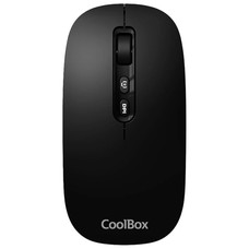 Coolbox Ratón W02-IA Inalámbrico RF+BT Negro-SX2 Coolbox Ratón W02-IA Inalámbrico RF+BT Negro