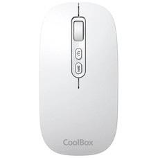 Coolbox Ratón W02-IA Inalámbrico RF+BT Blanco-SX2 Coolbox Ratón W02-IA Inalámbrico RF+BT Blanco