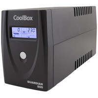 SAI COOLBOX 800VA GUARDIAN3 LCD 480W 2 SCHUKOS