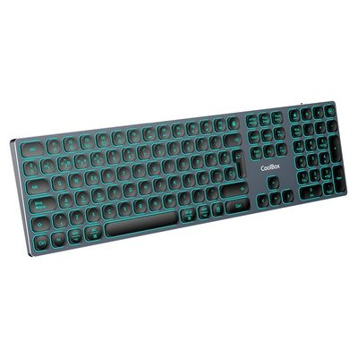 Coolbox Teclado Inal. Retroil.MOONLIGHT B431 Negro