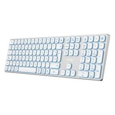 Coolbox Teclado Inal.Retroil. MOONLIGHT B431 Blanc