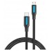 CABLE USB-C 2.0 A MICRO USB M-M 0.5 M NEGRO VENTION (Espera 4 dias)