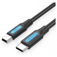 CABLE USB-C 2.0 A MICRO USB M-M 1.5 M NEGRO VENTION (Espera 4 dias)