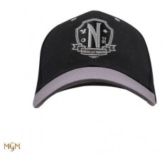 GORRA CON VISERA NEVERMORE ACADEMY NEGRA 54-60 CM (CIRCUNFERENCIA) CINEREPLICAS CR2671 (Espera 4 dias)