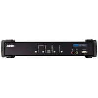 Aten CS1764A interruptor KVM Negro (Espera 4 dias)-766SX Aten CS1764A interruptor KVM Negro (Espera 4 dias)