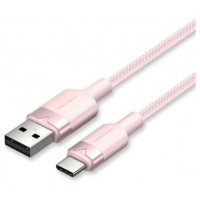 CABLE USB-C A USB-A TRENZADO 1 M ROSA VENTION (Espera 4 dias)