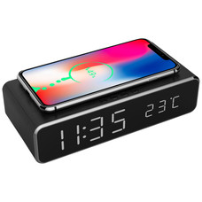 RELOJ DESPERTADOR GEMBIRD CON FUNCION DE CARGA INALMBRICA-SX2 RELOJ DESPERTADOR GEMBIRD CON FUNCION DE CARGA INALMBRICA