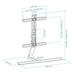 SOPORTE TOOQ DB3265F-B-SX16 SOPORTE TOOQ DB3265F-B