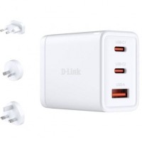 CARGADOR  USB D-LINK PARED DCP-651 2USB-C 1USB 65W GaN