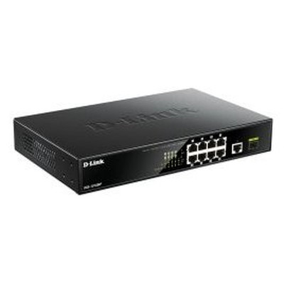 SWITCH D-LINK  8P DGS-1010MP/E GIGABIT 8P POE+ + 1P