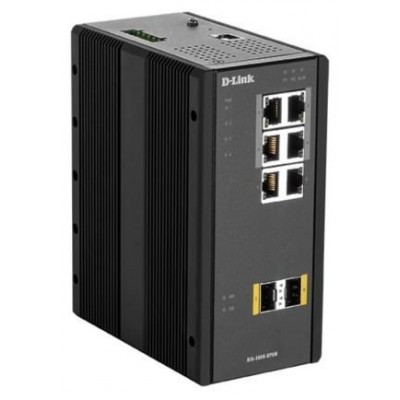 SWITCH INDUSTRIAL D-LINK DIS-300G-8PSW 4P POE + 2P