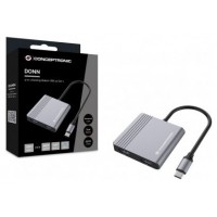 CONCEPTRONIC DONN 4-in-1 Docking Station USB 3.2 Gen 1, HDMI x 2, USB 3.0, 100W USB PD