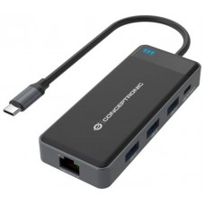 Docking Usb-c Conceptronic Donn14g A 2xhdmi 1xusb-c Pd