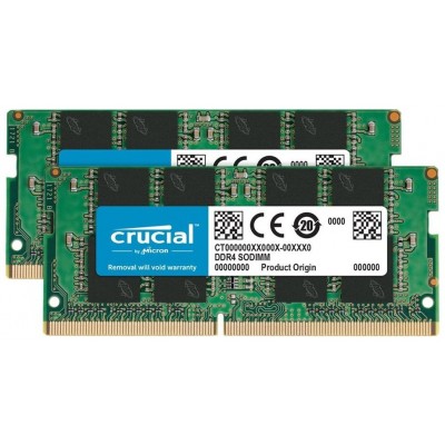 DDR4 SODIMM CRUCIAL 2 X 8GB 3200-SX4 DDR4 SODIMM CRUCIAL 2 X 8GB 3200
