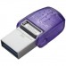 USB DISK 128 GB DTDUO 3C USB 3.0/3.1 KINGSTON (Espera 4 dias)
