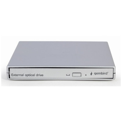 UNIDAD DE DVD USB EXTERNA GEMBIRD PLATA-SX6 UNIDAD DE DVD USB EXTERNA GEMBIRD PLATA