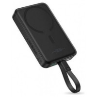 OS-BASEUS ENERFILL FM11 MAGNETIC POWER BANK WITH BUILT-IN USB CABLE 10000MAH 30W COSMIC BLACK (Espera 4 dias)