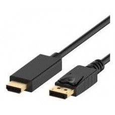 ADAPTADOR DE CABLE DISPLAYPORT A HDMI 1.2 ORO LONGITUD DE 1 METRO