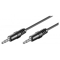 CABLE AUDIO ESTEREO EWENT JACK 3,5mm MACHO A 3,5mm MACHO 2m