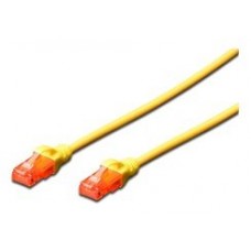 Ewent EW-6U-005 cable de red Amarillo 0,5 m Cat6 U/UTP (UTP) (Espera 4 dias)