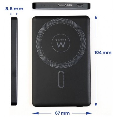 EWENT POWERBANK SLIM 5000mAh MagSafe PD 20W