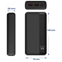 POWERBANK EWENT 22.5W 20000MAH 2TYPE-C/1TYPE-C/2USB-A (Espera 4 dias)