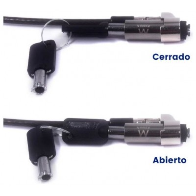 EWENT Cable Seguridad Nano con Llave